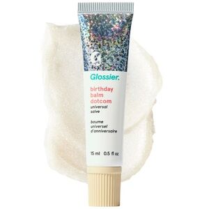 Glossier Balm Dotcom Lip Balm Salve - Birthday (Soft Shimmer Clear)